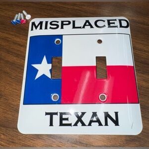 Misplaced Texan Light Switch Cover